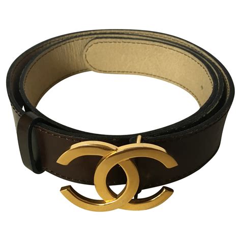 brown chanel belt|chanel belt original.